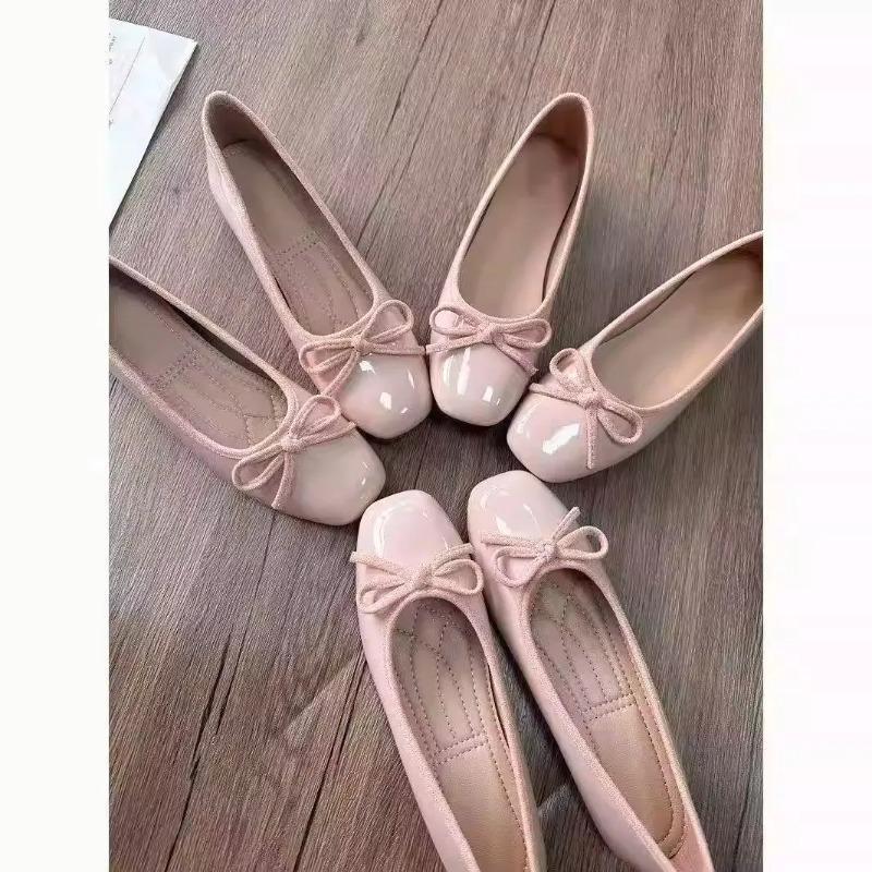 Shoes Women Pumps - Женские балетки с квадратным носком и