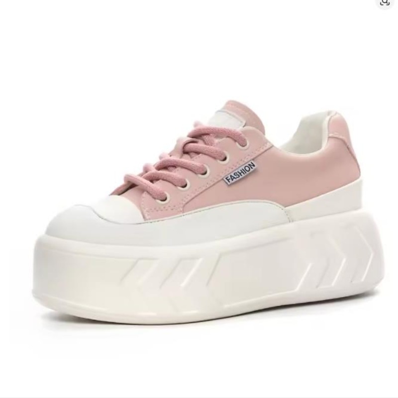Platform Sneakers Chunky - Весенне-осенняя обувь из микрофибры 8 см,