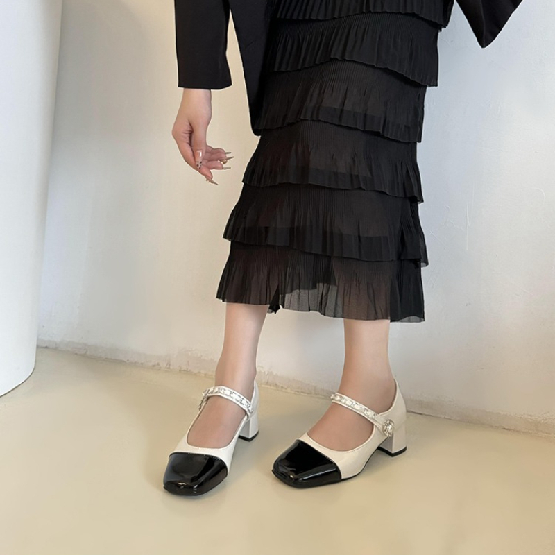 Туфли-мюли на толстом каблуке  – обзор и цена Shoes Women Pumps